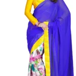 Mizzoli Multi Georgette Printed Saree