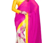 Mizzoli Multi Georgette Printed Saree