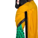 Mizzoli Multi Georgette Printed Saree
