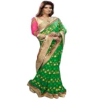 Venice Multi Color New Fancy Georgette Saree