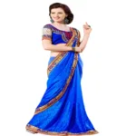 Venice Multi Color New Fancy Georgette Saree
