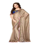 Venice Multi Color New Fancy Georgette Saree