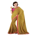 Venice Multi Color New Fancy Georgette Saree