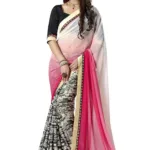 Mizzoli Multi Designer Georgette Printed Sarees