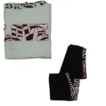 Sorbet White Black Loungewear