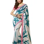 Mizzoli Multi Designer Crepe Printed Sarees