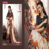 Multicolor Silk Crepe Printed Saree - Image 2