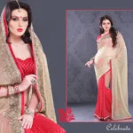 Pazaar Mohini Lemon Chiffon Yellow Georgette Banarasi Viscose Embroidered Saree