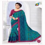 Kangana Light Blue Dupion Silk Saree