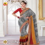 Leela Collection Multi New Fancy Chiffon Saree