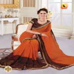 Leela Collection Multi New Fancy Georgette Saree