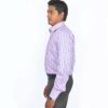 Unicot Purple Slim Fit Checks Shirt - Image 5