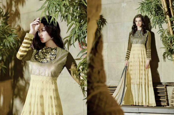 Hi-Fashion Cotton Salwar Kameez (Semi Stitched)