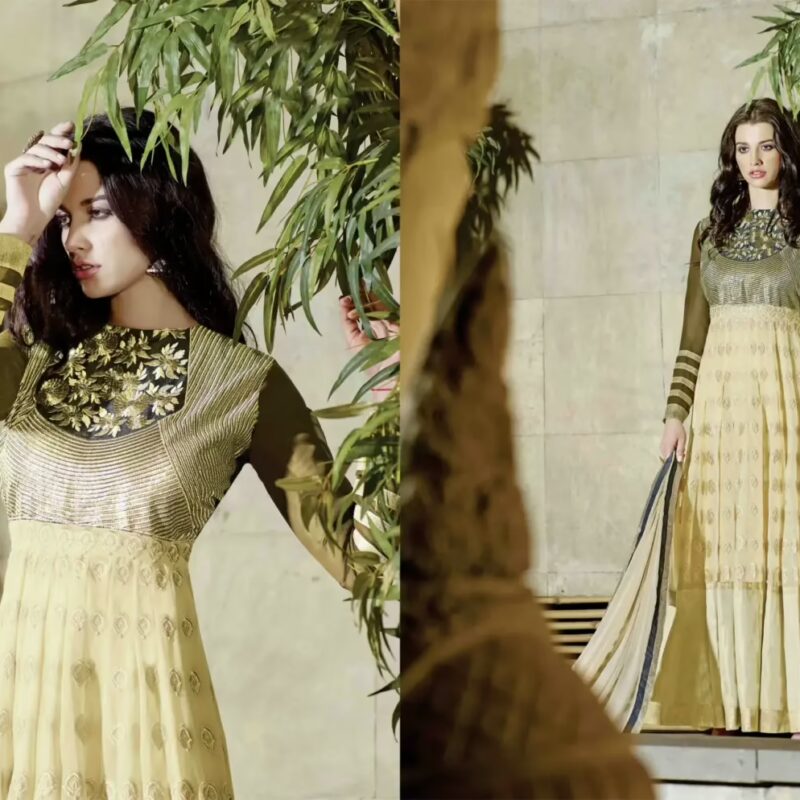 Hi-Fashion Cotton Salwar Kameez (Semi Stitched)