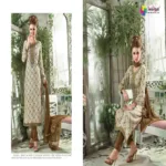 Hi-Fashion Olive Print Straight Suit