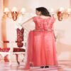 Pazaar Rangoli Salmon Pink Embroided Lehenga Choli - Image 2
