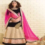 Hi-Fashion Embroidered Multicolour Lehenga Choli