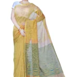 Pazaar Jonquil Yellow Festival Saree With Matching Blouse Piece