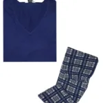 Comtessa Blue Color Night Suit