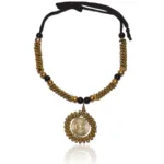 Pazaar Golden Dokra Festival Necklace