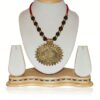 Pazzar Black and Golden Dokra Festival Necklace - Image 2