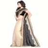 Lookslady Embroidered Black Georgette Saree - Image 2
