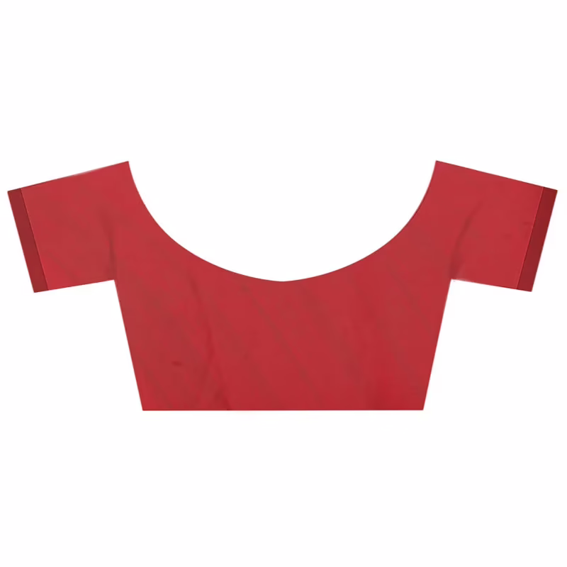 Lookslady Printed Red Faux Georgette saree - Image 2