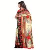 Lookslady Printed Beige Faux Georgette saree - Image 2