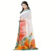 Lookslady Printed Beige Georgette saree - Image 3