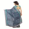 Lookslady Printed Grey Faux Georgette saree - Image 4