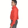 Unicot Red Solid Plain Shirt - Image 5