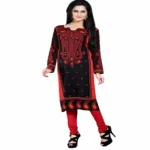 Buyzaar Black Print Designer Readymade Kurtis