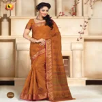 Kajri Peru Printed Cotton Saree