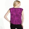 Cheeky Magenta Animal Print Sleeveless Top - Image 2