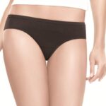 Lady Lyka-Black Hi Cut Hipster Panties