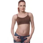 Comfort Women Brown Straps Sports Bra
