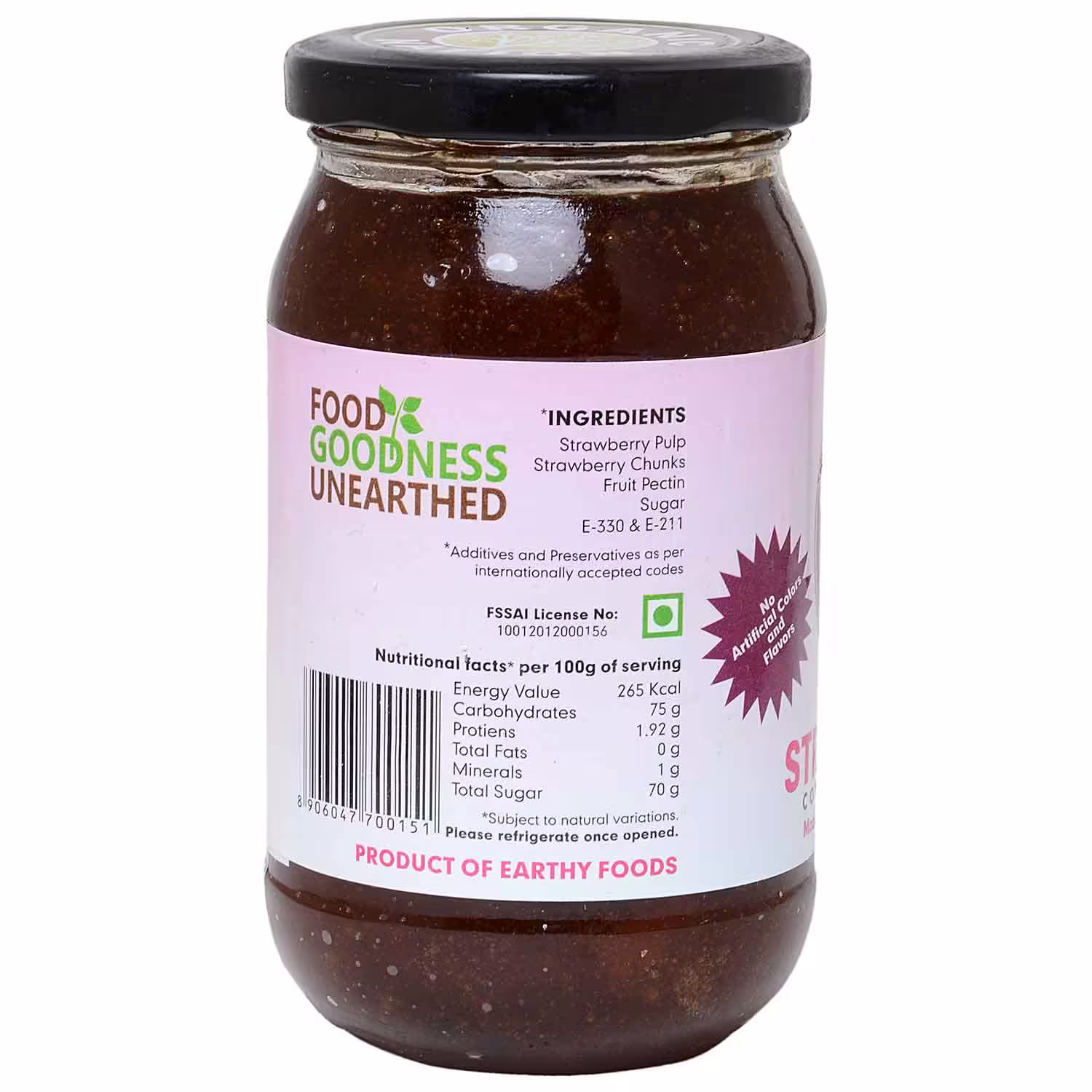 Organic Nation Strawberry Conserve Spread - Image 2