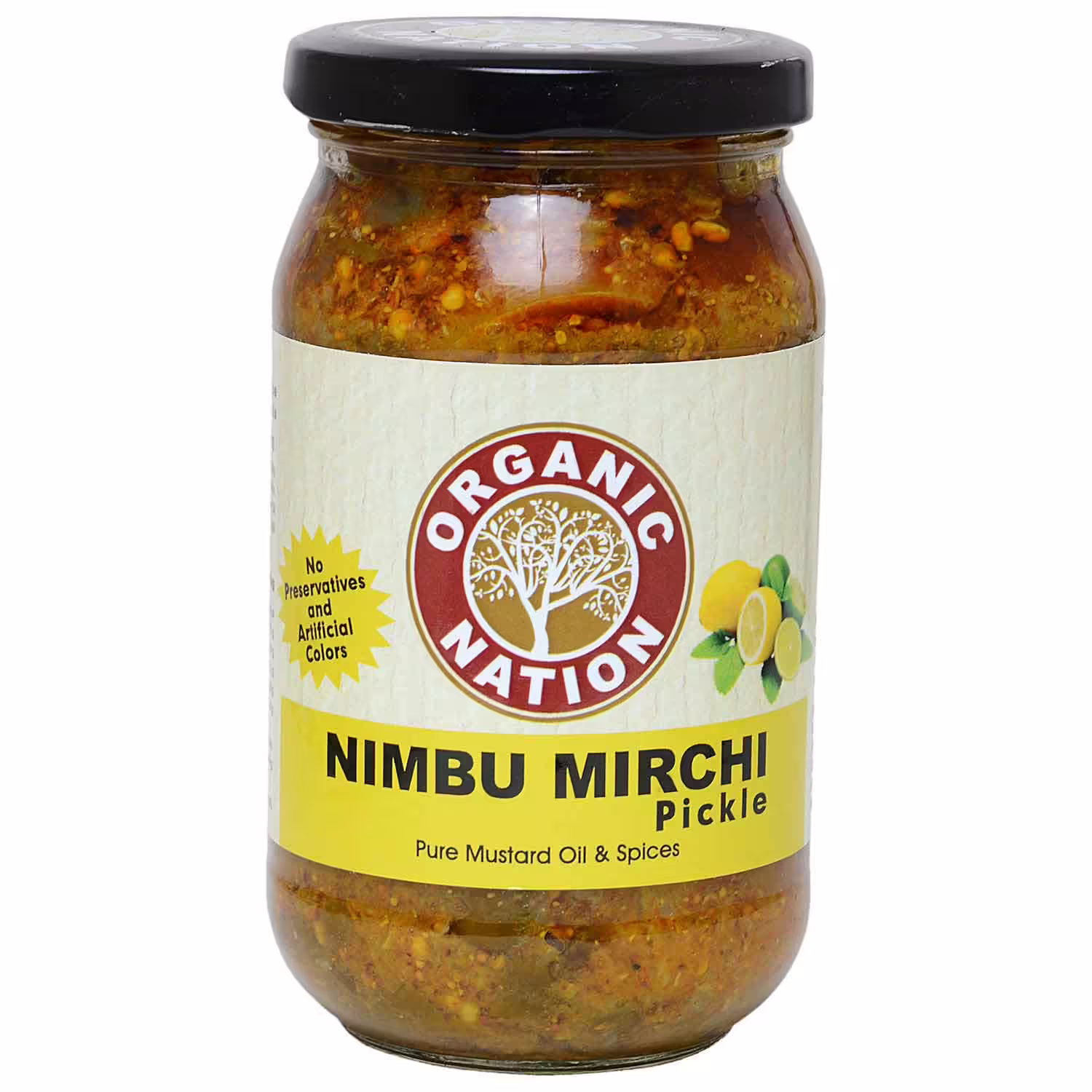 Organic Nation Nimbu Mirch Pickle