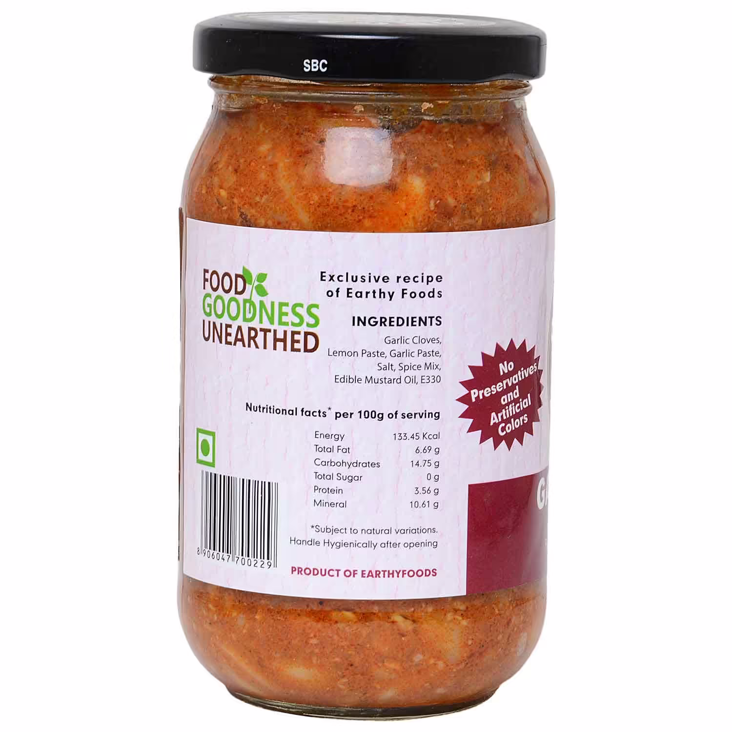 Organic Nation Garlic Pickle - Image 2