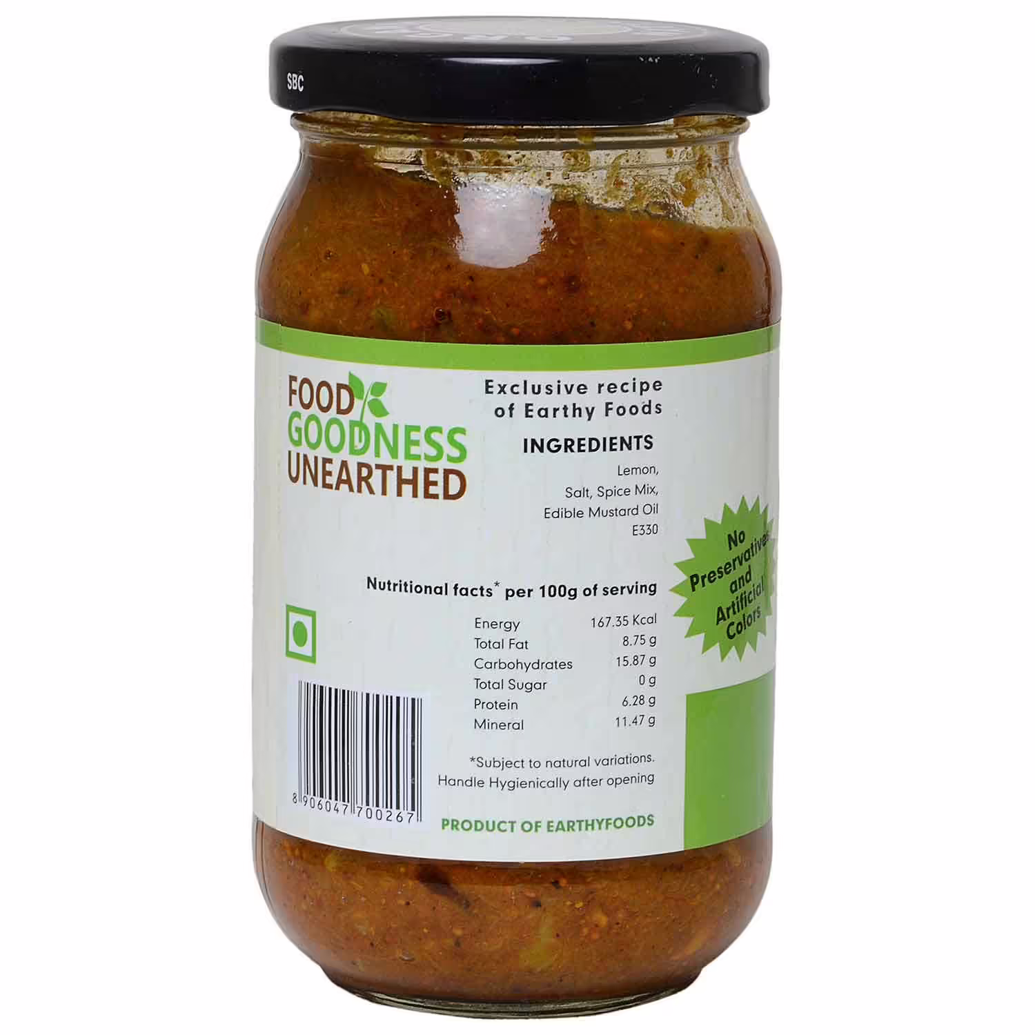 Organic Nation Lemon Pickle - Image 2