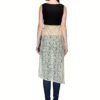 Raas prêt Elegant Sheer Green Floral Lace Black Slim Fit Dress Tunic - Image 4