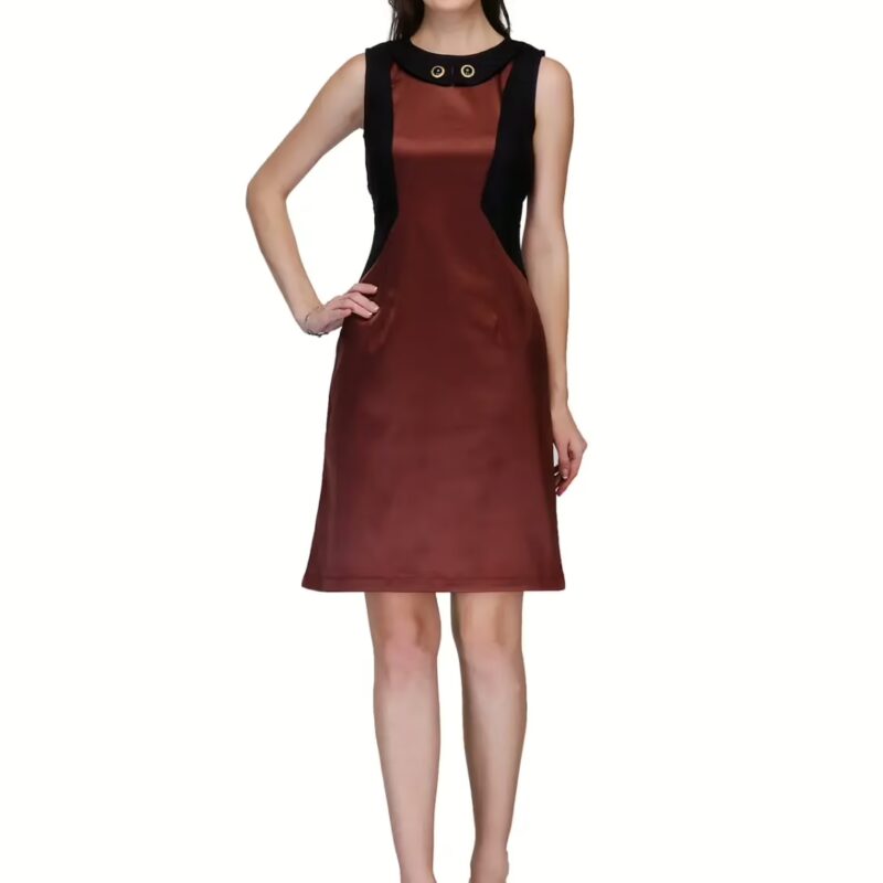 Raas Smart Peter Pan Collor Stylish Party Dress