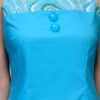 Raas prêt Sexy Pastel Blue Slim Fit Daydress with Neck Detail - Image 6
