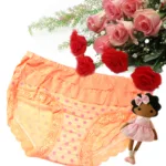 Chic Yellow Laced Bridal Brief