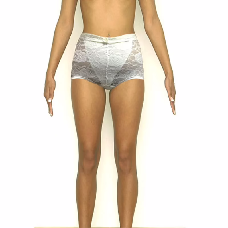 Yandai High Waist Floral Lace Panty