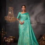 Aashni Blue Zari Women Saree