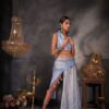 Aashni Zari Blue Women Saree - Image 2