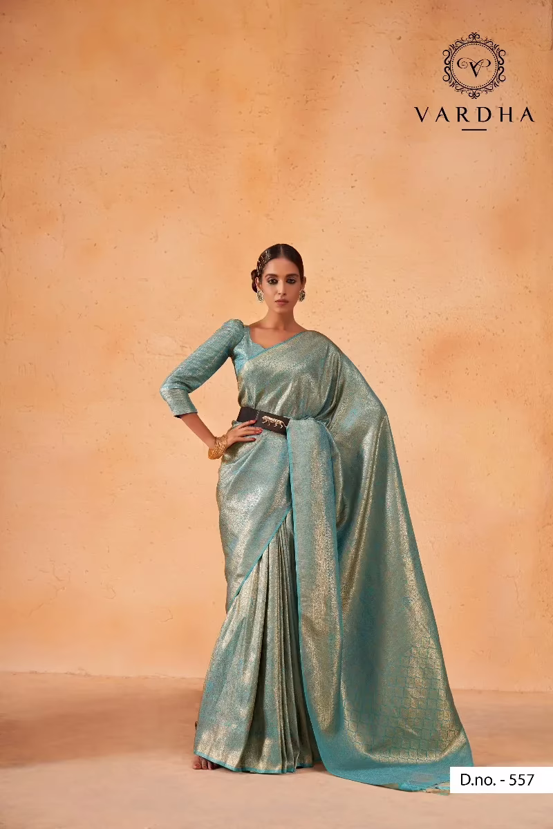 Asya Vol.3 Blue Zari Women Saree