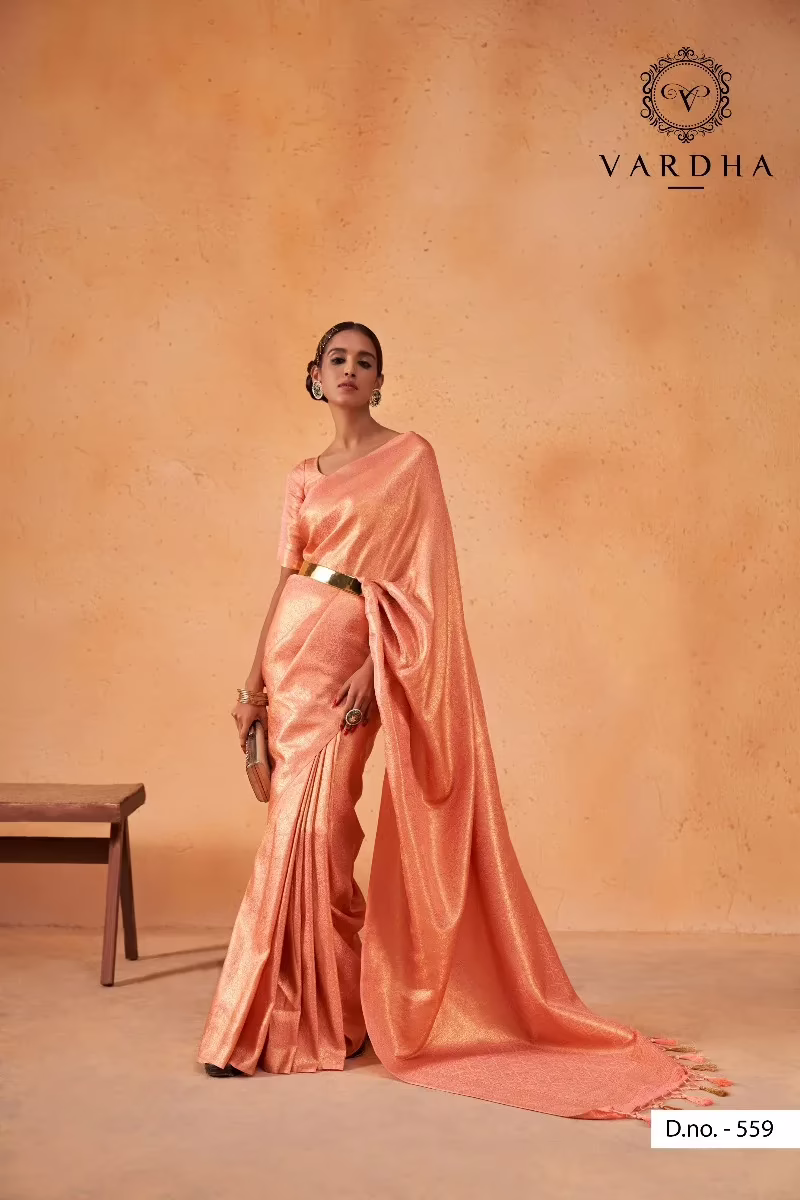 Asya Vol.3 Orange Zari Women Saree