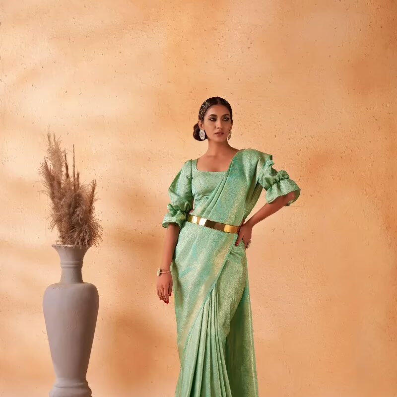 Asya Vol.2 Green Zari Women Saree